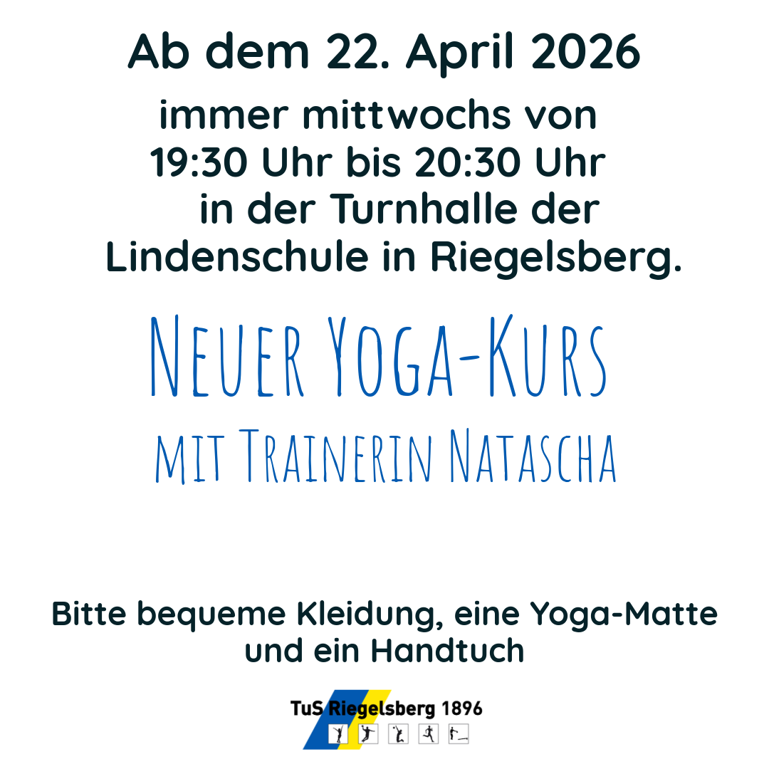 neuer Yoga Kurs ab dem 22.04.2026